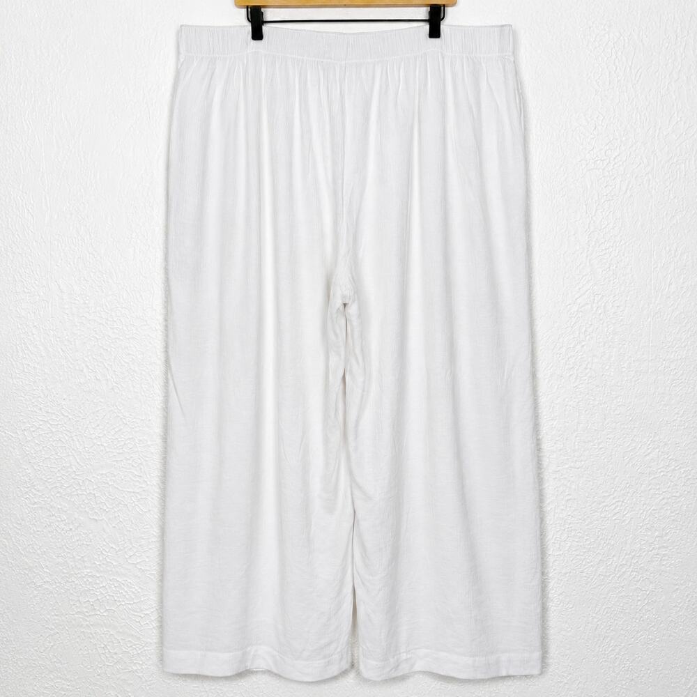 Abercrombie & Fitch Ultra High Rise Ultra Wide Leg Crinkle Pants Size XXL - Picture 2 of 5